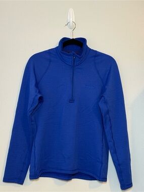 Patagonia Blue Quarter Zip Pullover Women’s Performance Fleece